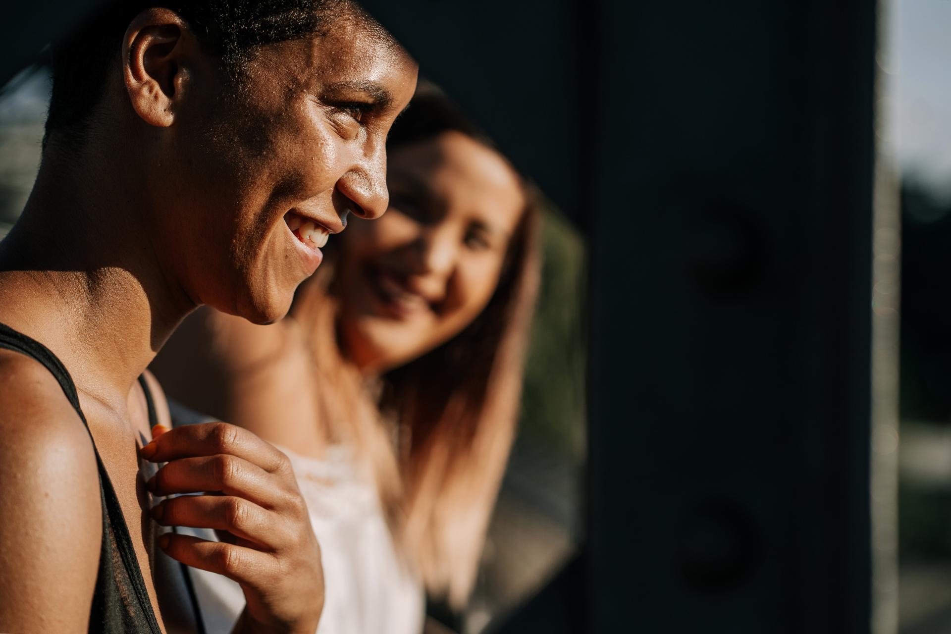 Canva women hanging out